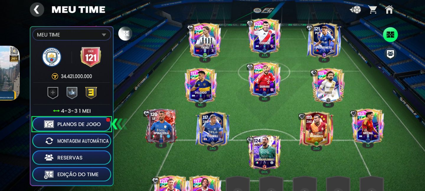 [MENOR PREÇO!] CONTAS DE FIFA MOBILE/EA FC MOBILE - GER 121 PERTO DO GER 122/123