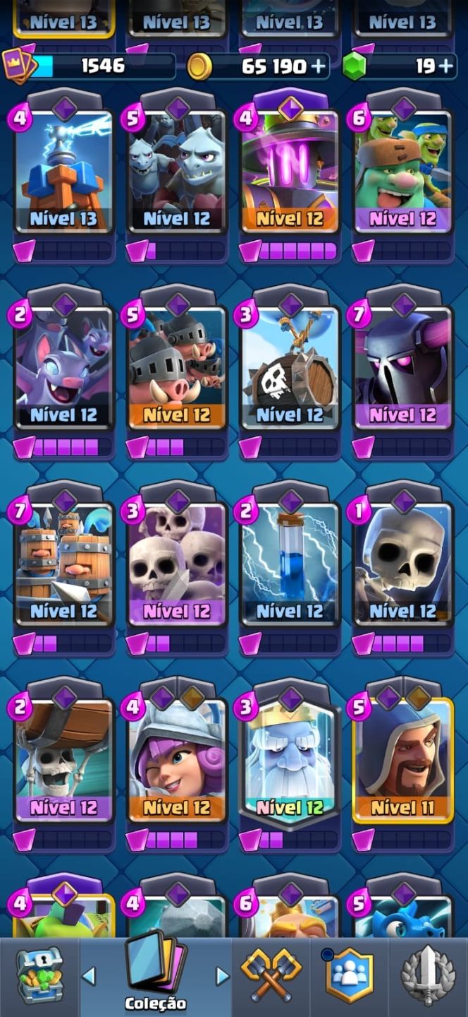 CONTA ÚNICA!!! Clash Royale conta avançada