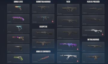 CONTA DIAMANTE COM VÁRIAS SKINS