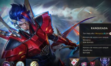 CONTA WILD RIFT | 5x DESAFIANTE 3x MONARCA +79K DE COLECIONADOR ( Main Vayne)