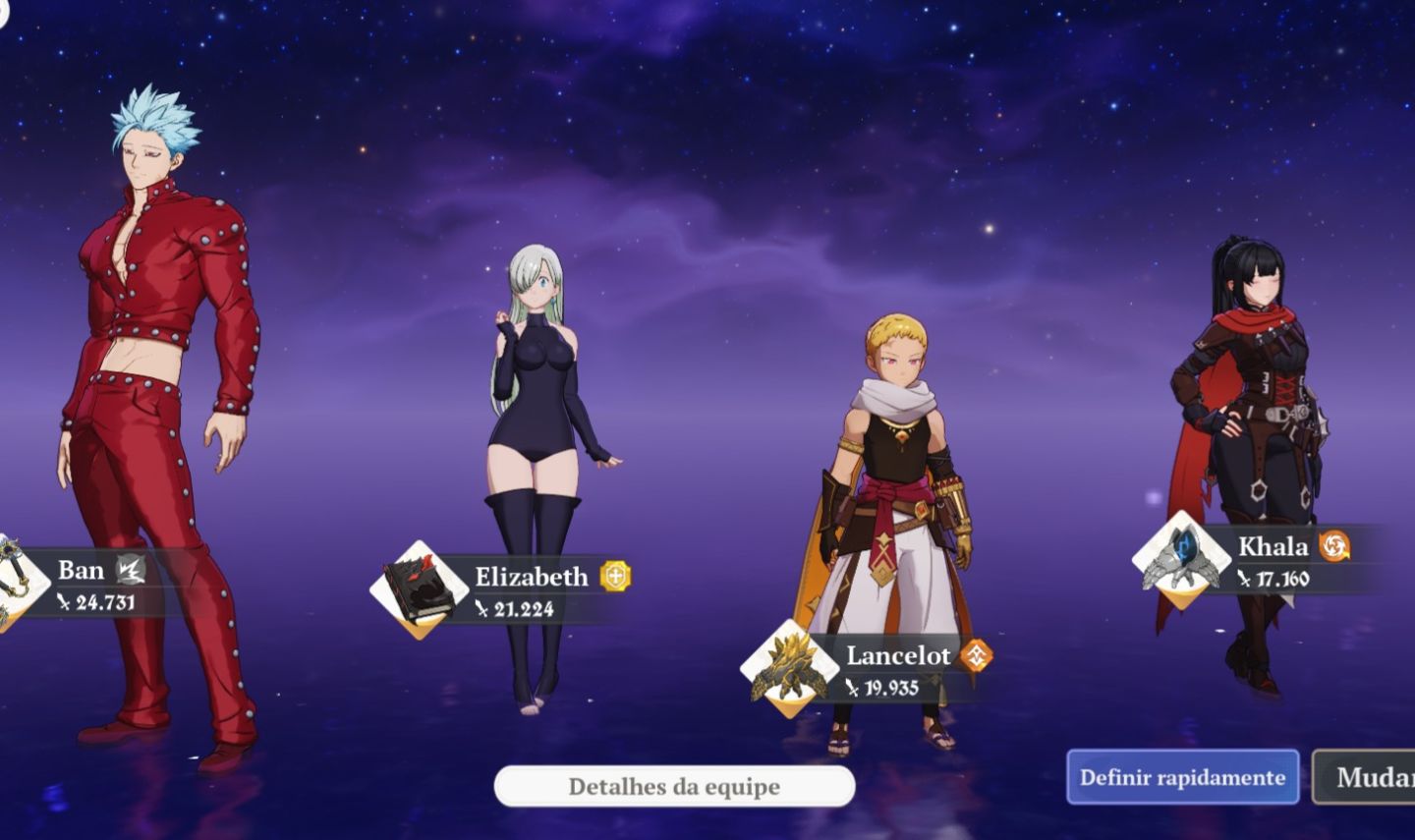 Nanatsu Origin | END GAME | Ban P10 + Elizabeth P6 | Times Terra e Físico