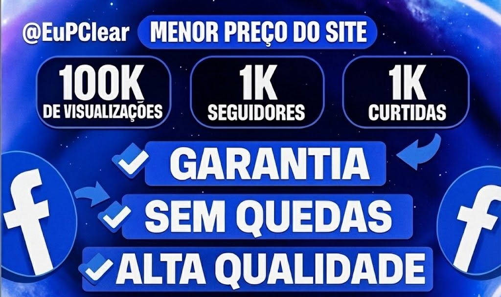 [80% OFF] FACEBOOK SEGUIDORES - CURTIDAS - VISUALIZAÇÕES MENOR PREÇO