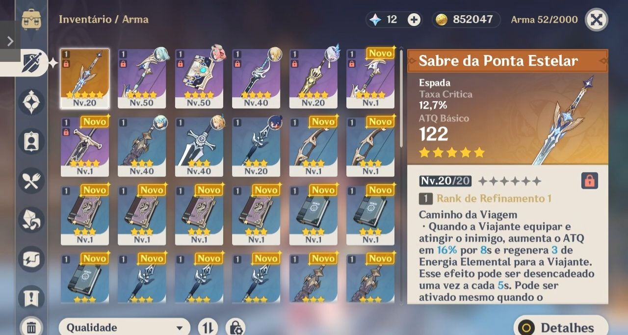 Conta genshin impact + HSR com Skirk, varessa e sparkle!!