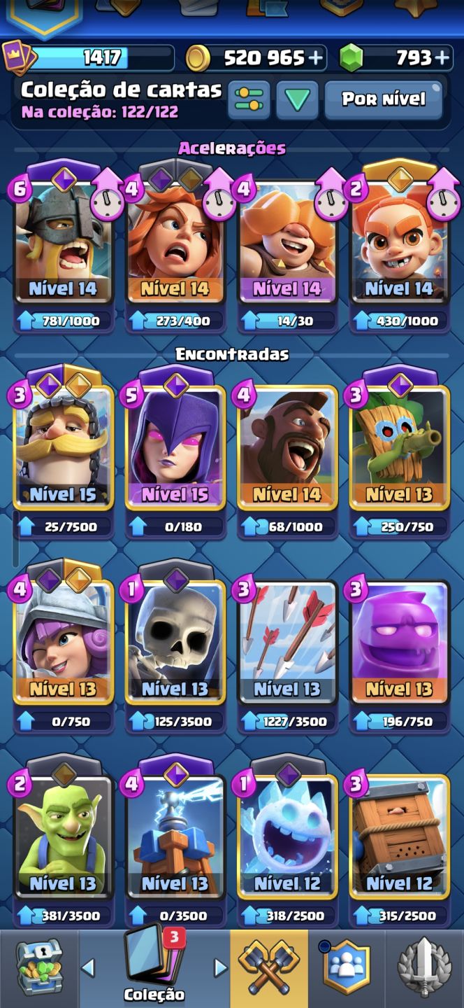 CONTA CLASH ROYALE 9.2K TROFÉUS