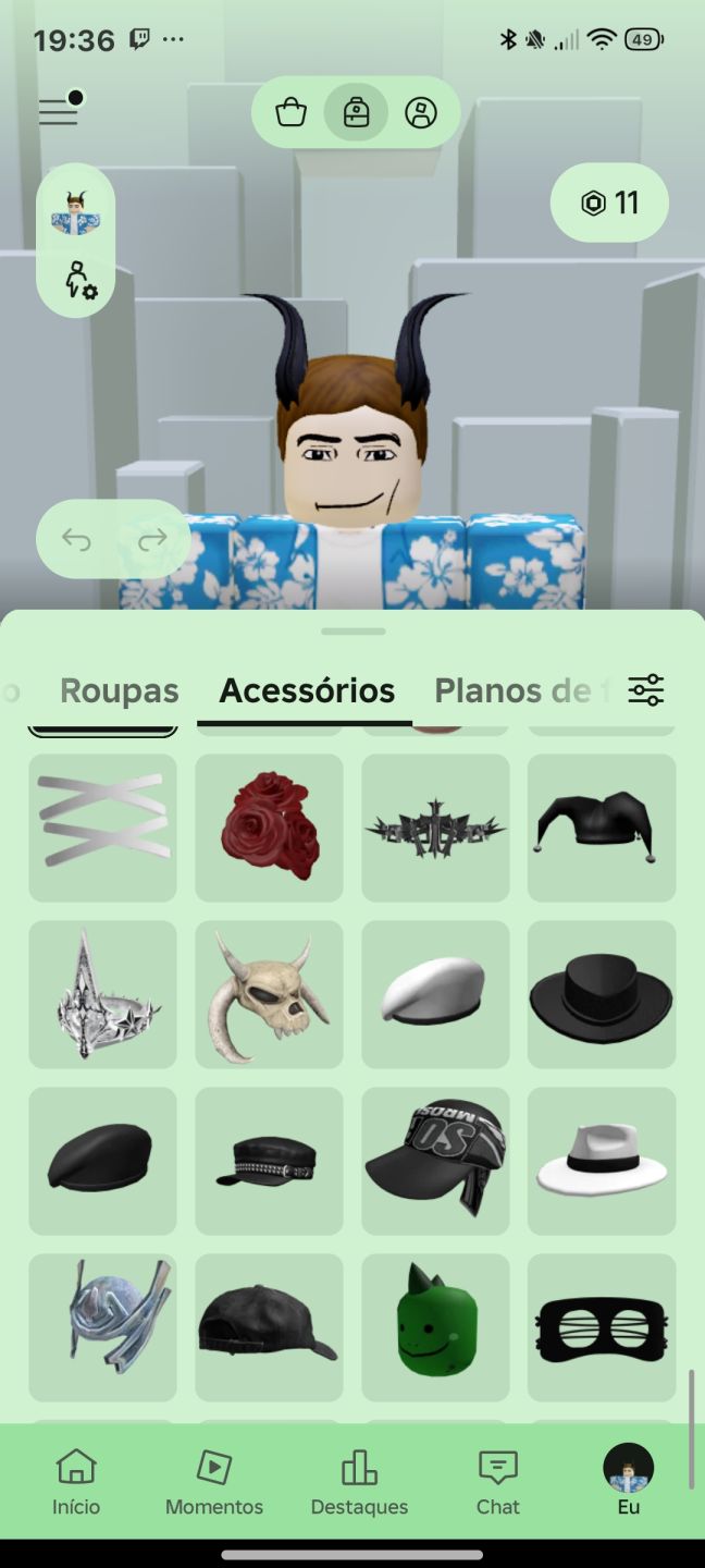 CONTA COM 18K DE ROBUX GASTOS NO INV