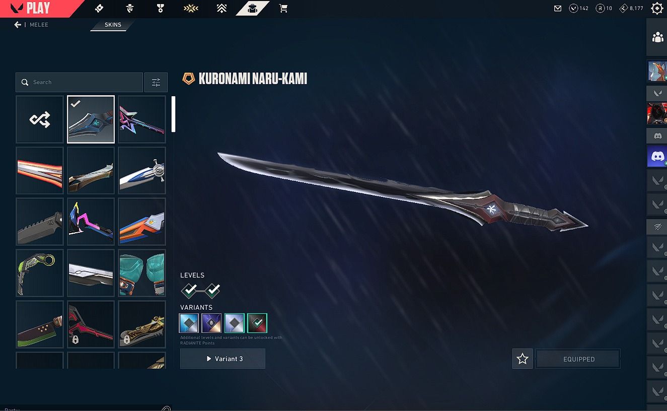 CONTA VALORANT PLATINA 1 SKINS PREMIUM + 4 FACAS