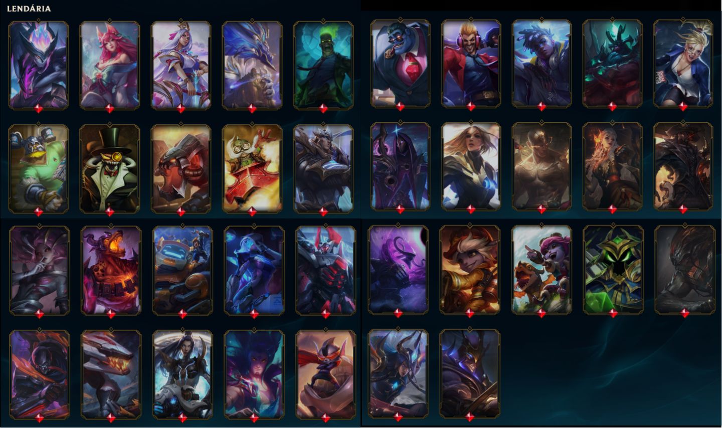 CONTA LOL 528 SKINS | DESDE 2013 | ELISE VITORIOSA + VALORANT