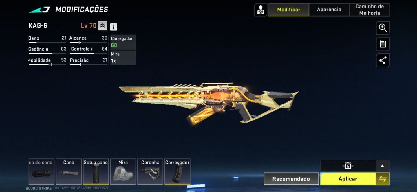 Conta de Bloodstrike. lv50 com skins eternas e ultras