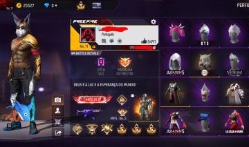 Conta Veterana De Freefire Com Vários Itens Raros!