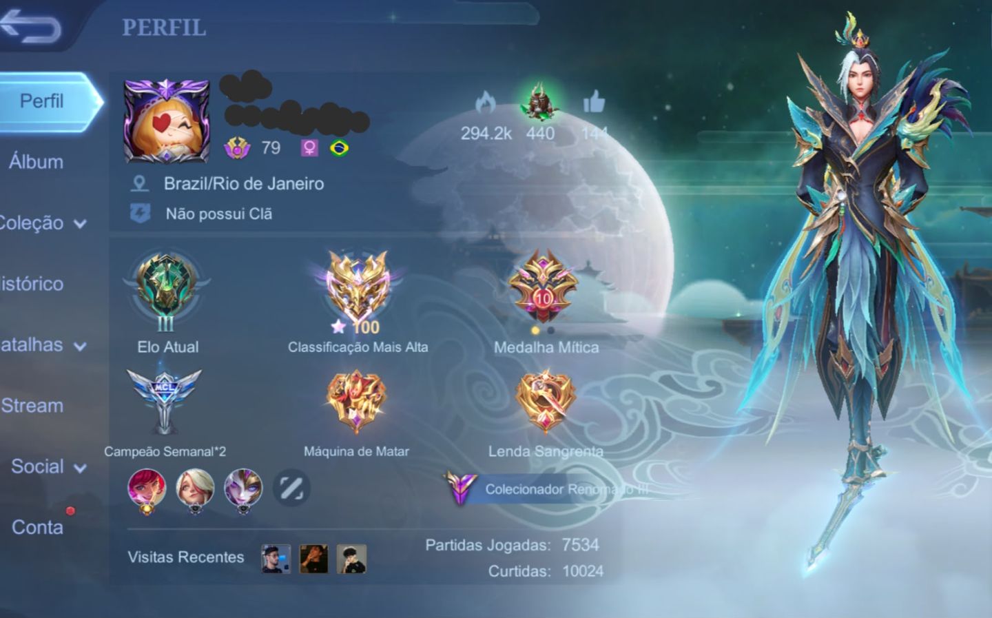 Conta Mobile legends