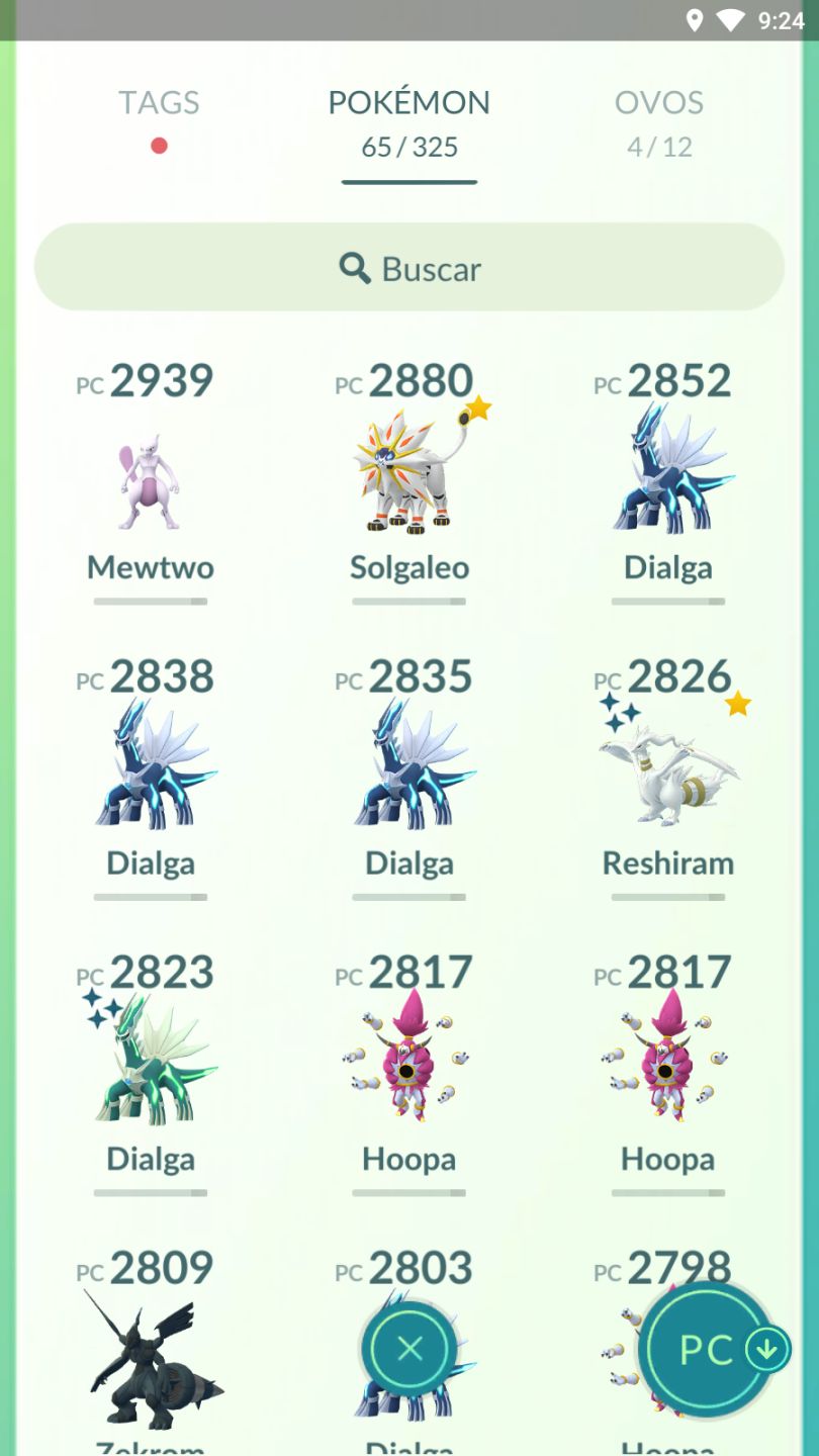 CONTA POKÉMON GO 2019 | 79 MEWTWOS | 31 NECROZMAS | SHINY + FUNDOS | +LENDAS