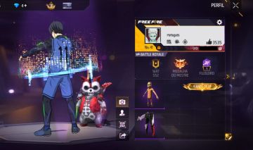 CONTA FREE FIRE LVL 41 | NARUTO MINATO OBITO KAKASHI TUNG SAHUR BLUELOCK
