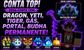 MELHOR CONTA DE BLOX FRUITS! CONTA BLOX FRUITS LEVEL MÁXIMO
