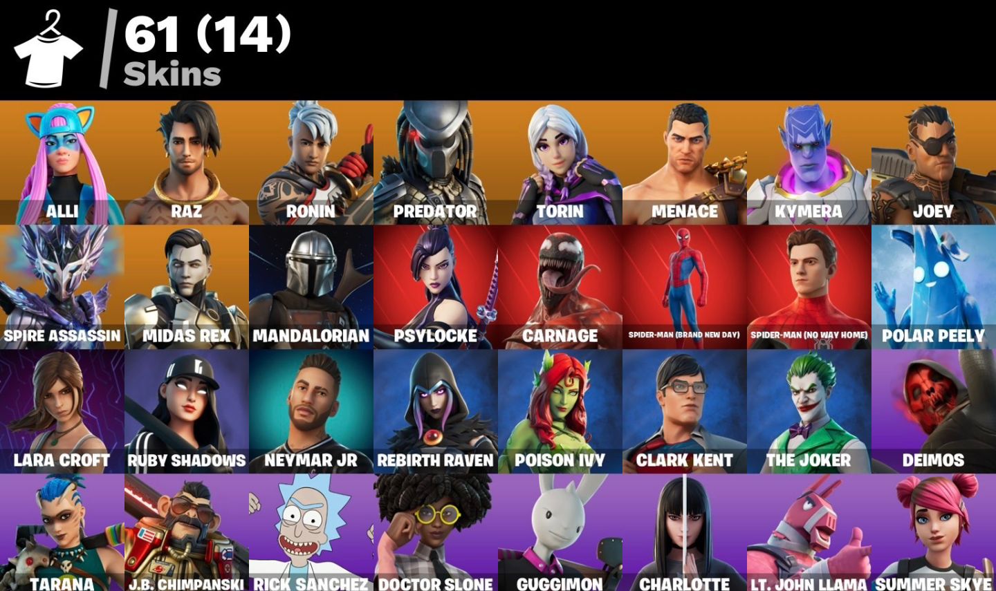 CONTA FORTNITE E ROCKET LEAGUE COM FENNEC