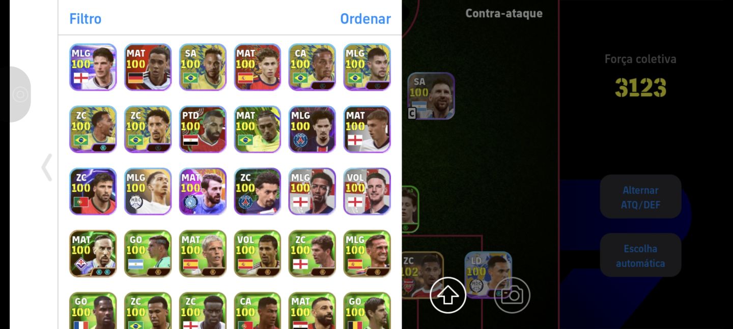 Conta Efootball com Cartas Especiais!! chama!!