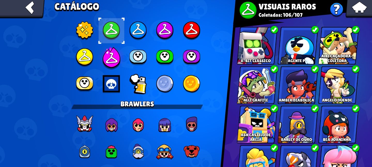 CONTA DE BRAWL STARS RARA