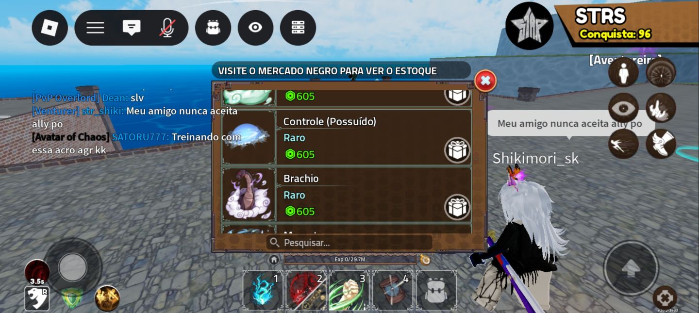 Conta de roblox focada em vários jogos