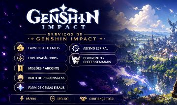 SERVIÇOS DE GENSHIN IMPACT , melhores preços