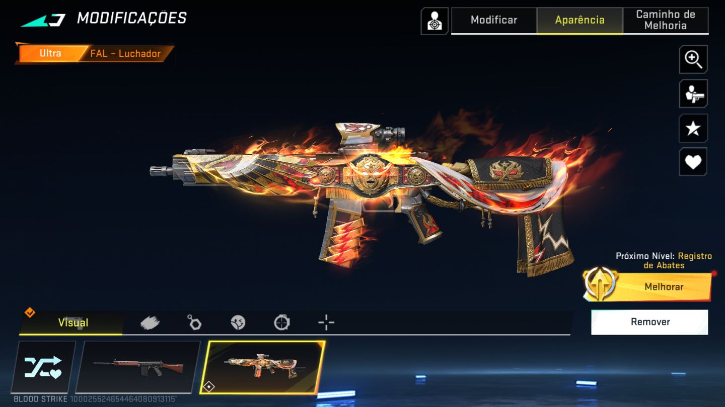 CONTA BLOOD STRIKE | DIAMANTE III | P90 FENDA FANTASMA + M4A1 ESPECTRO VIOLETA