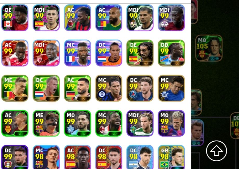 Conta efootball mobile 3200+