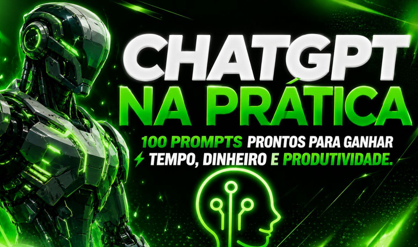 (PREÇO BAIXO) 100 Prompts ChatGPT Para Ganhar Dinheiro, Estudar e Trabalhar