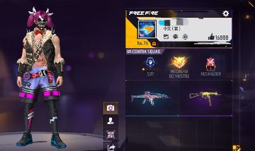 CONTA DE FF PARA APOSTADO XM8 ATT 2 VEL E UMP 1 VEL, LEVEL 76 (a melhor)