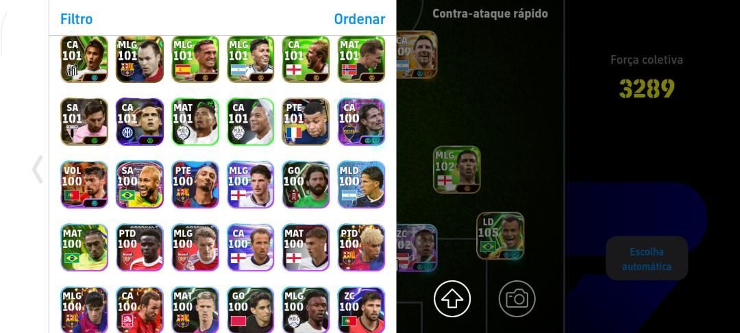 CONTA EFOOTBALL ENDGAME! Messi, Neymar, Ronaldinho, Yamal, Rice e Ibrahimovic