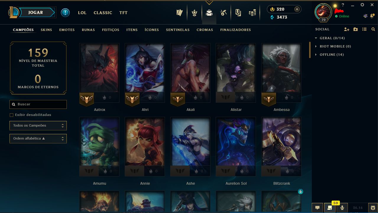 CONTA DIAMANTE 2 (MMR MESTRE, UPADA DO 0, DEUS-REI DARIUS, RIVEN PACTO QUEBRADO)