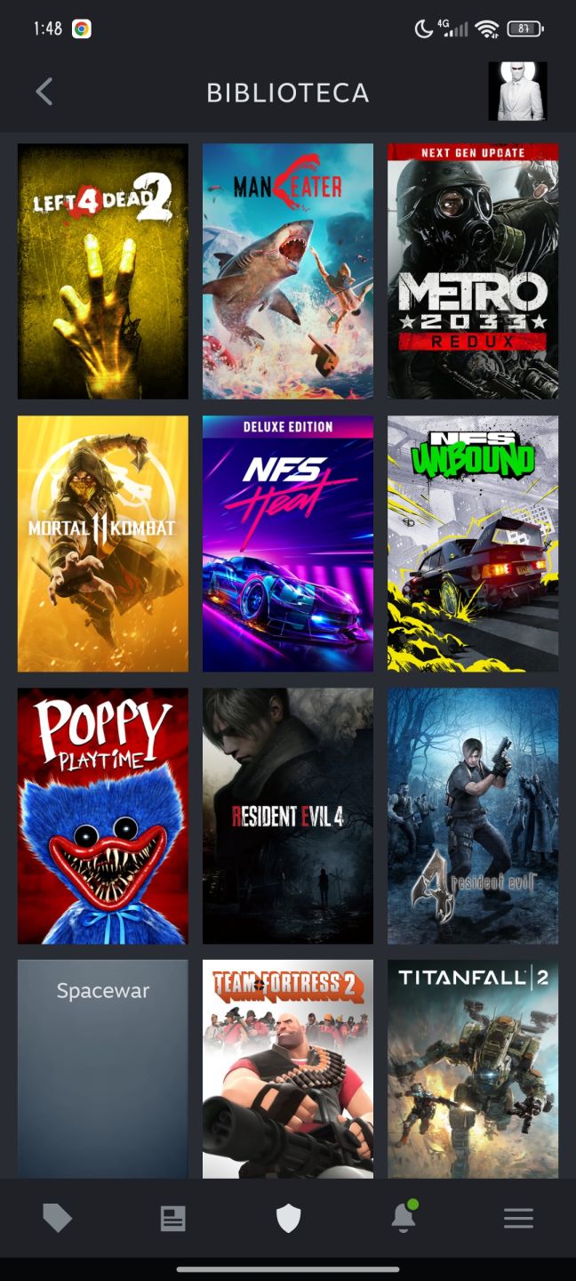 Conta STEAM unico dono