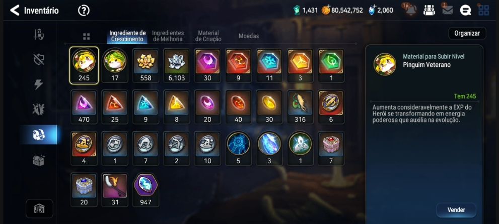 Epic Seven Conta Mid Game Rank S15 com Elvira ML e PvP Encaminhado e Recursos