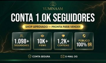 CONTA TIKTOK 1,0K SEGUIDORES, SHOP APROVADO | NICHO PROSPERIDADE | SEM DOC
