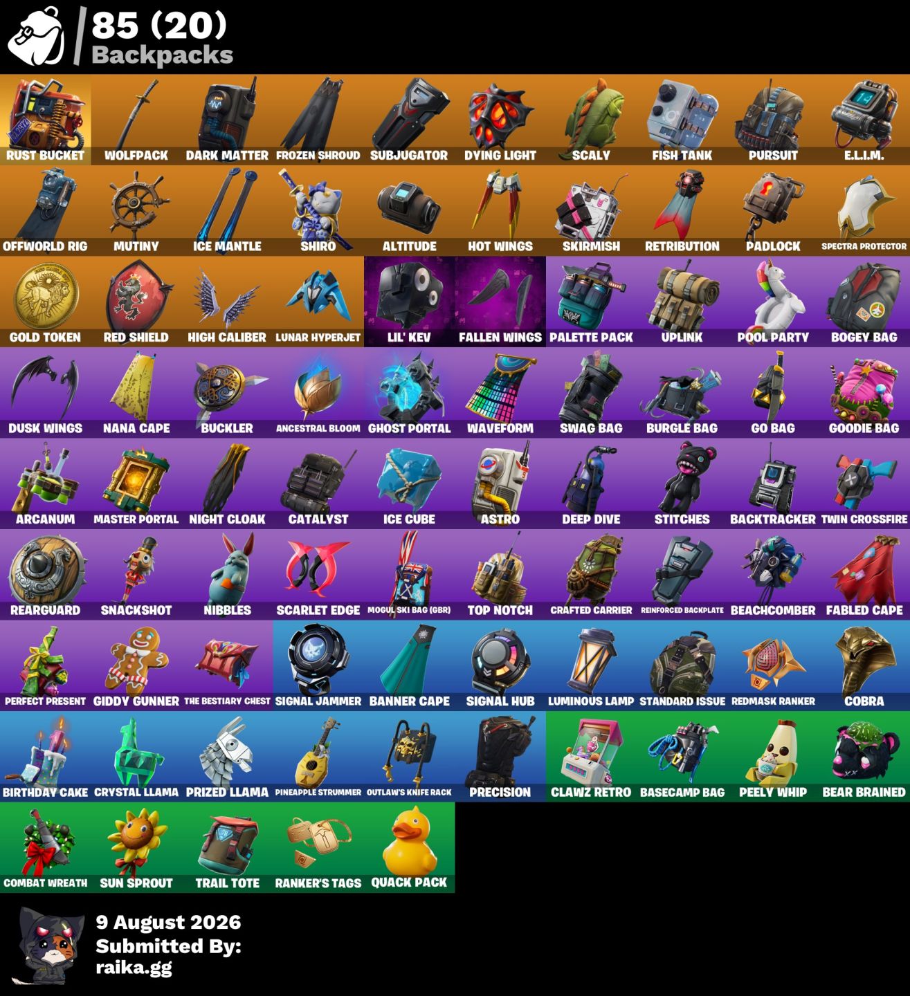 CONTA FORTNITE FULL TRYHARD (102 SKINS + OG STW + 1600 VBUCKS NA CONTA)