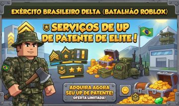UP DE PATENTE - EXÉRCITO BRASILEIRO (ROBLOX)
