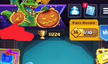 Conta Clash Royale Arena 27 / 6 Evoluções / 2 Cartas nível máximo