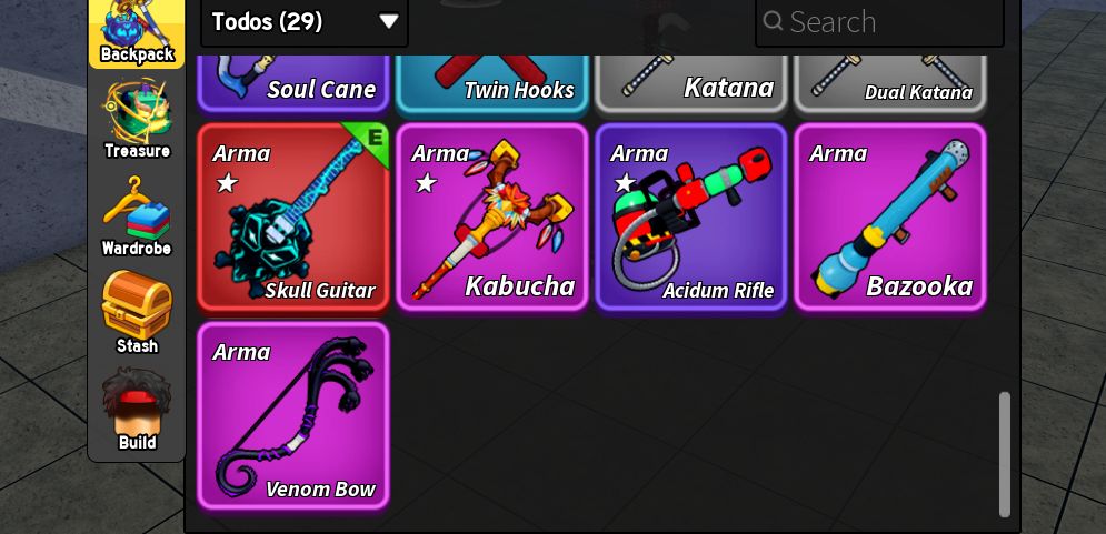 Conta Blox Fruits full maestria em armas / frutas, 2 raças v4