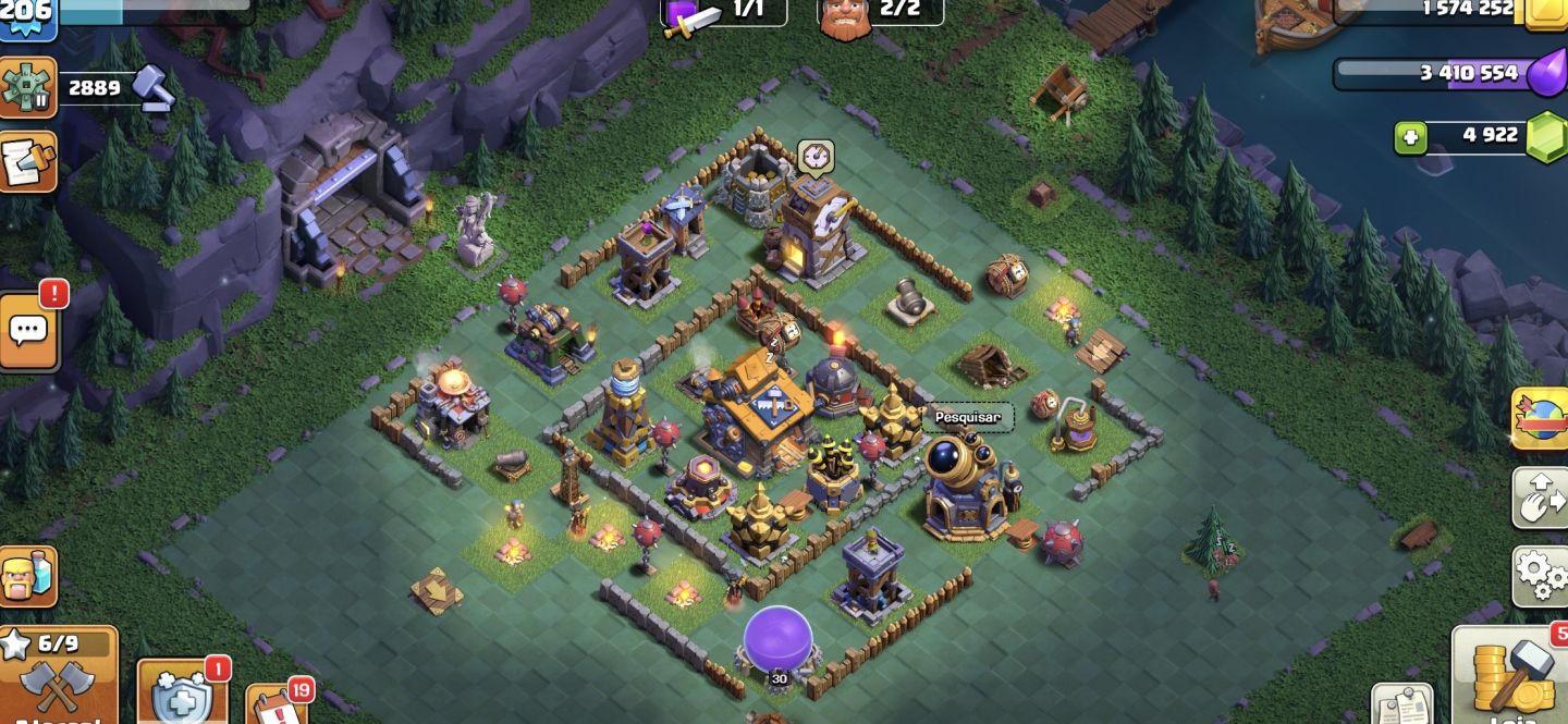 (PREÇO NEGOCIAVEL) CONTA CLASH OF CLANS CV 18