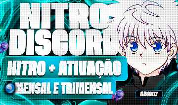 [PROMO] DISCORD NITRO 1 MÊS | 3 MESES + 6 BOOST | ATIVAÇÃO [ENTREGA AUTOMÁTICA]