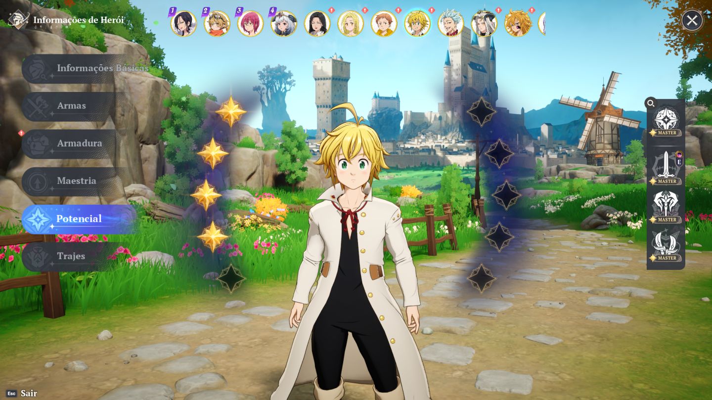 The Seven Deadly Sins Origin (CONTA AMERICA)