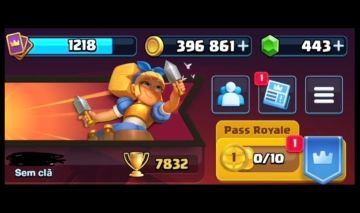 CONTA DE CLASH ROYALE BOA PARA INICIANTES!