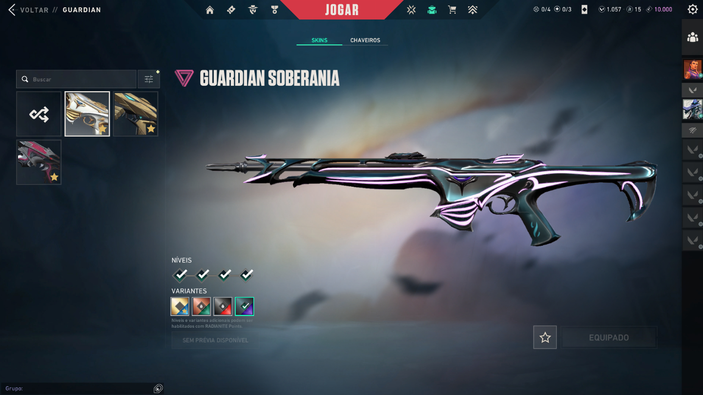 Conta ascendente full acesso com +8k em skins