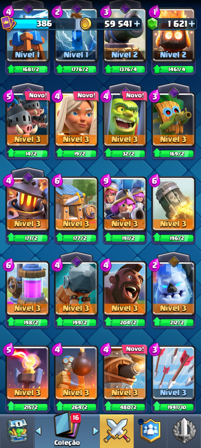 CLASH ROYALE | 2819 TROFÉUS | 78 CARTAS | NÃO COMECE DO ZERO! EMBLEMA DE 9 ANOS