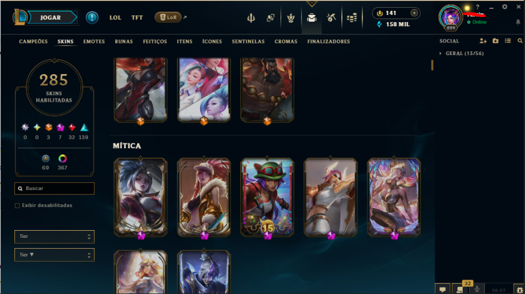 Conta de Valorant + League of Legends