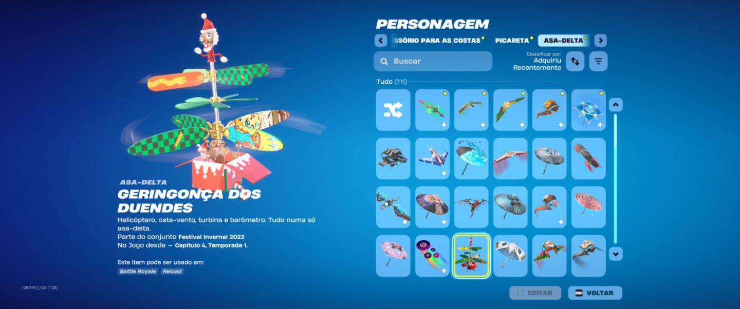 Conta Fortnite com Skins raras e alguns passes antigos. Machado leviatã e Lara.