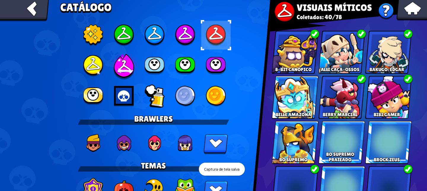 Conta de braw stars com mais de 100k de troféus