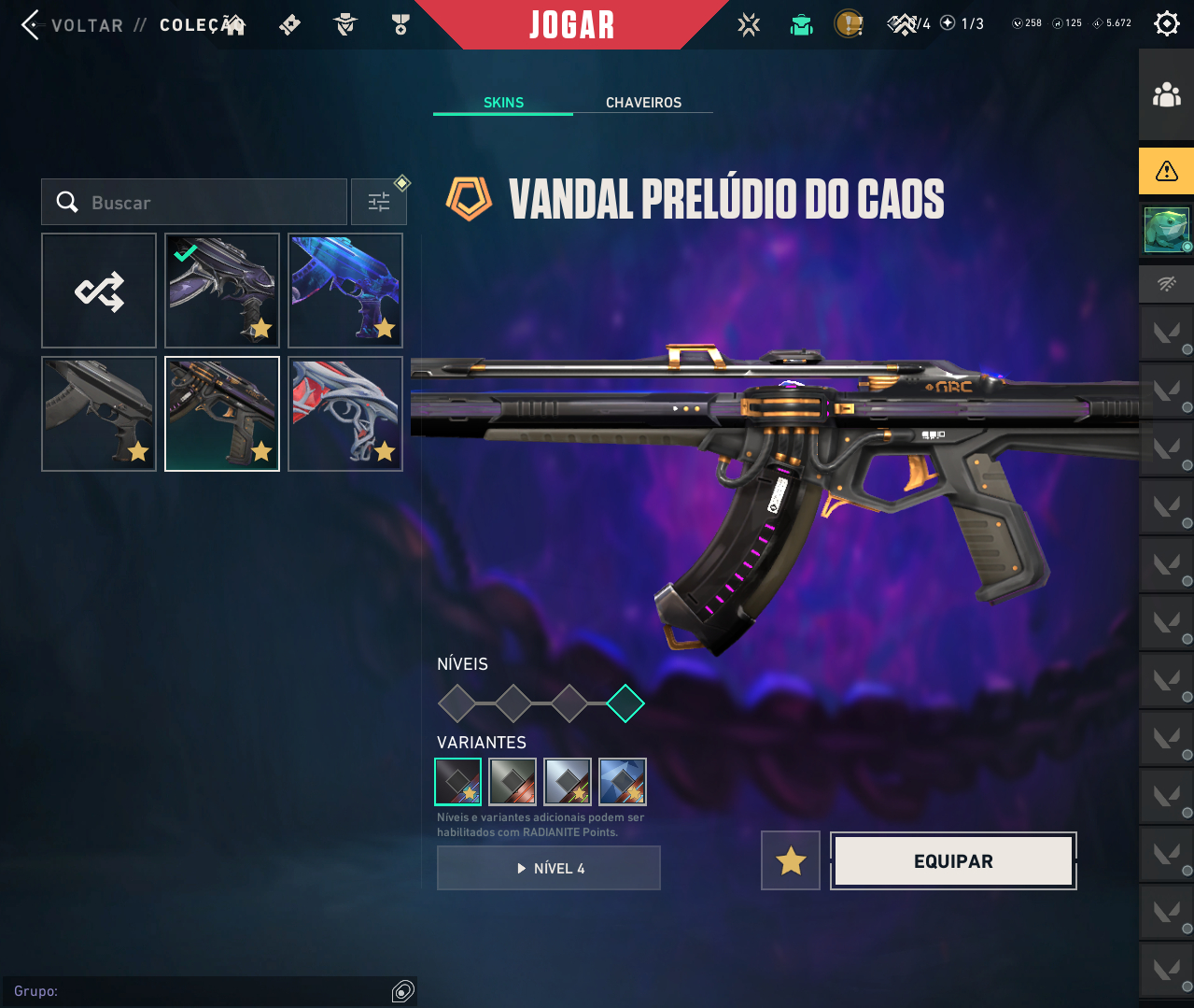 Conta valorant desde o beta completa PLAT 2 PREÇO NEGOCIÁVEL para venda