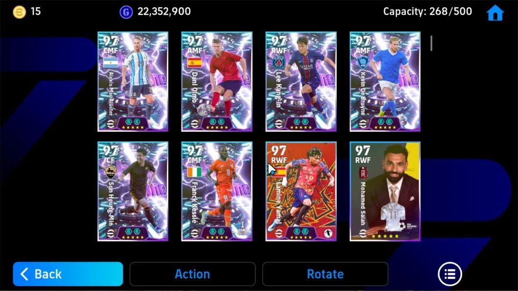 CONTA EFOOTBALL 3202 FC | VAN BASTEN 105 | CHIELLINI | 22.3M GP | XABI ALONSO