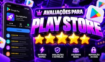 AVALIAÇÕES PLAY STORE 5 ESTRELAS | PERSONALIZADAS | ENTREGA RÁPIDA | MENOR PREÇO