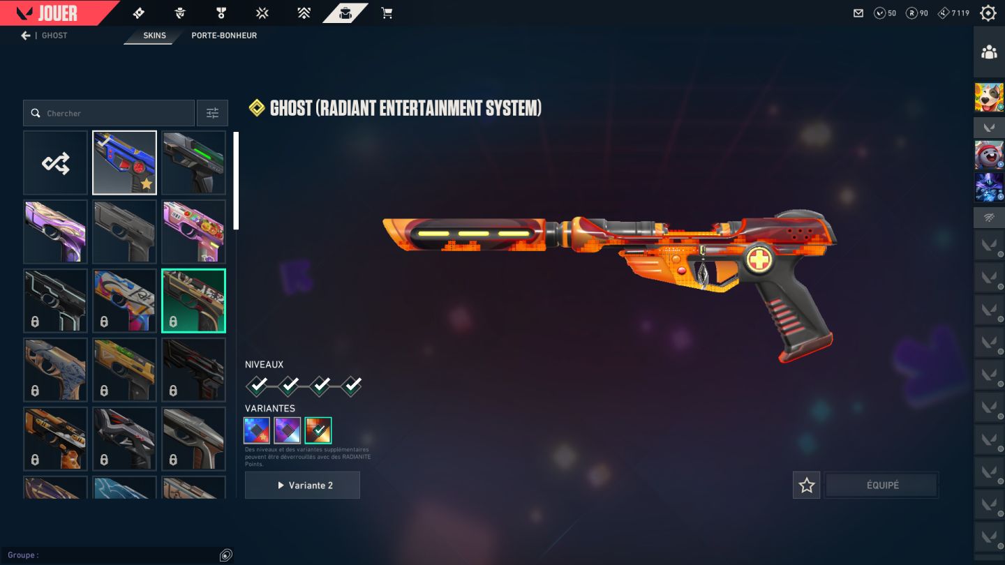 Conta chaveiro RADIANTE com muitas skins premium!