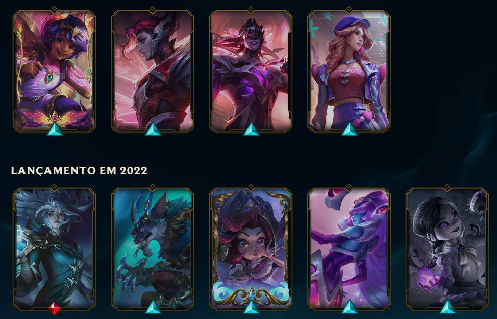 CONTA LEAGUE OF LEGENDS COM 300+ SKINS