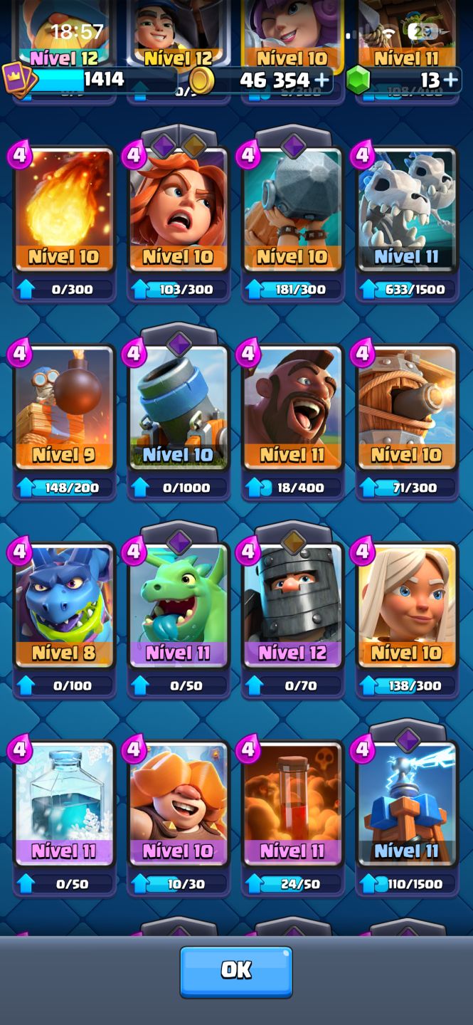 Conta iniciante Clash Royale.